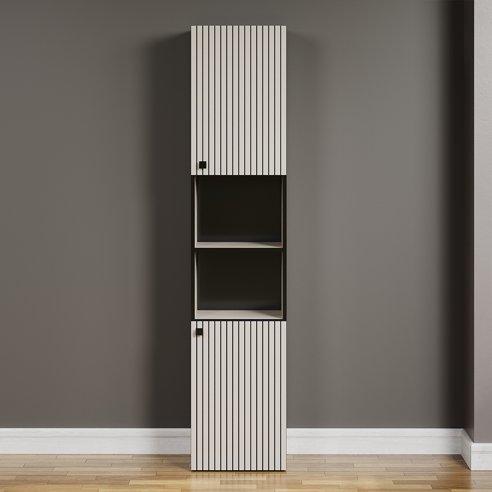 Provence Wooden Bathroom Furniture Set in Light Grey