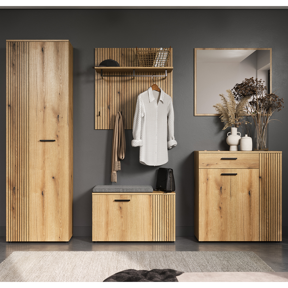 Provence Wooden Hallway Furniture Set in Evoke Oak