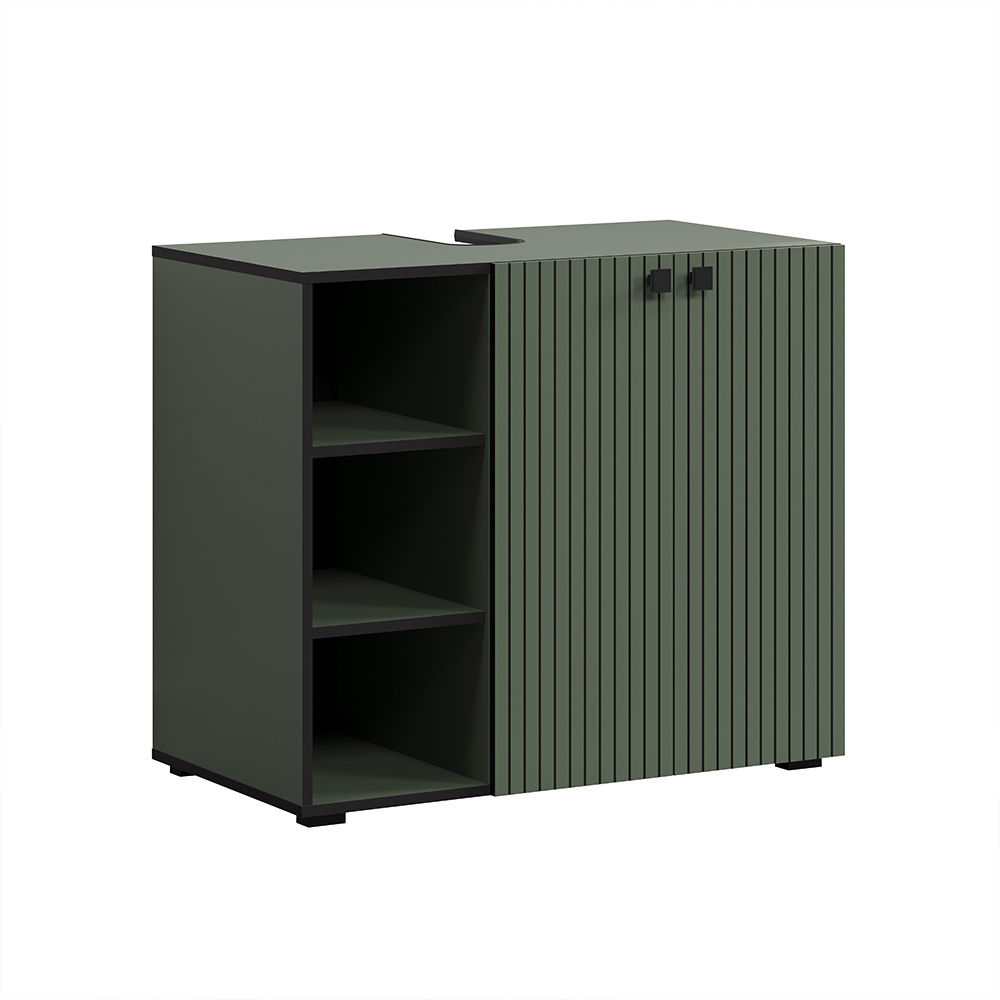 Provence Wooden Vanity Unit in Green