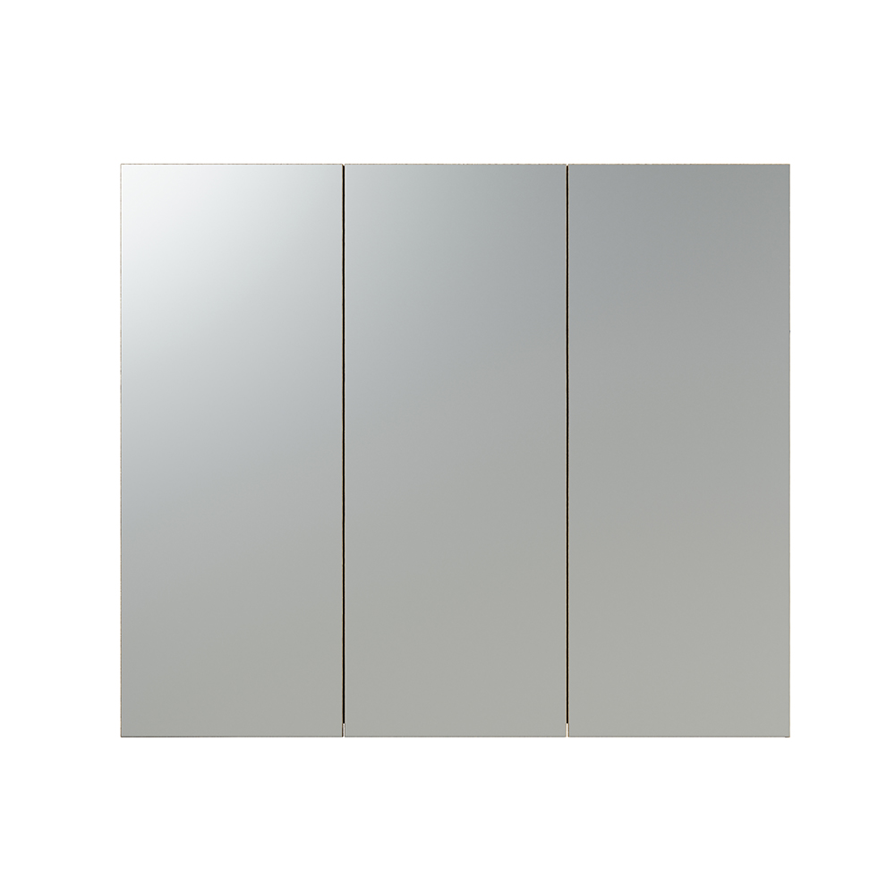 Provence Wooden Vanity Unit with Mirror with 3 Shelevs in Evoke Oak