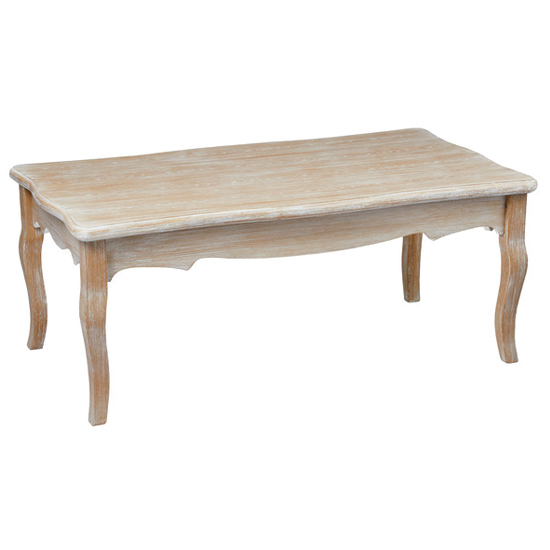 Photo of Province wooden coffee table in weathered oak