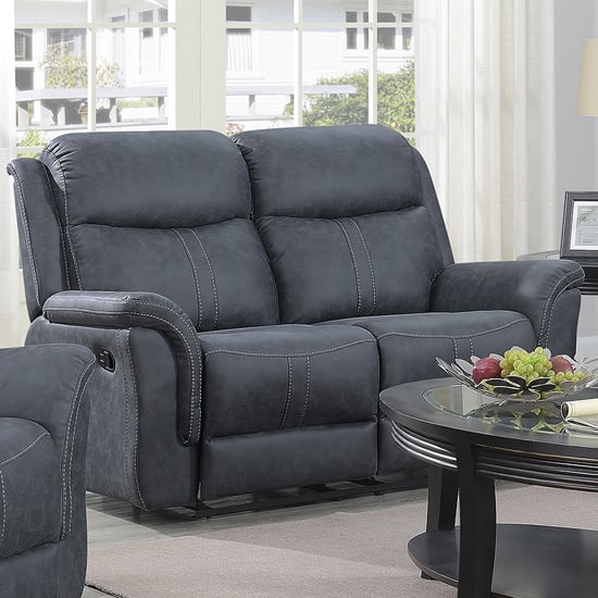 Photo of Proxima fabric 2 seater sofa in slate grey