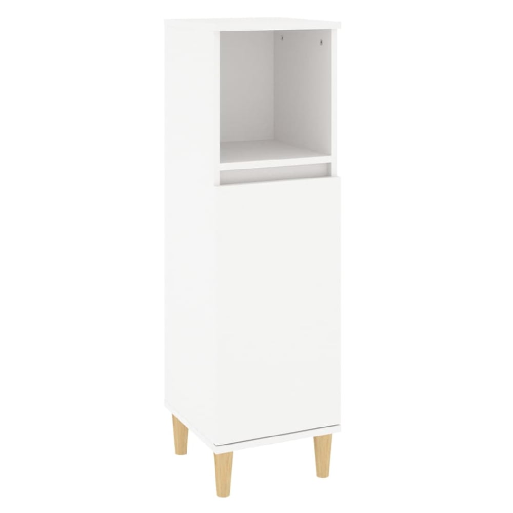 Pueblo Wooden 3 Piece Bathroom Furniture Set In White