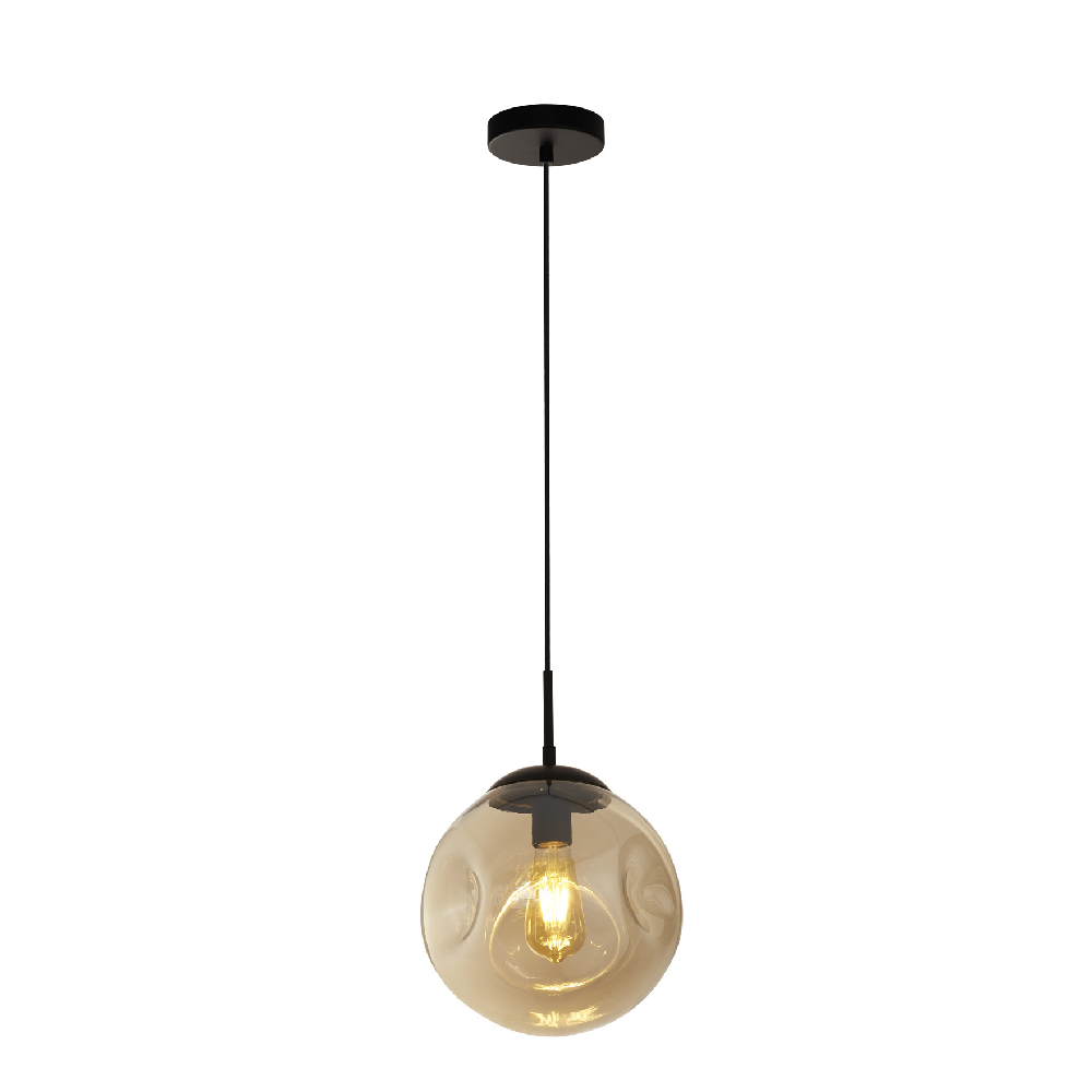 Read more about Punch champagne glass pendant light in black