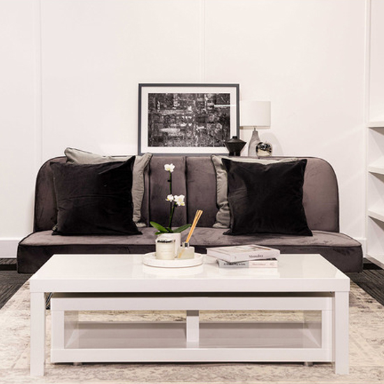 Purer High Gloss Coffee Table In White_3