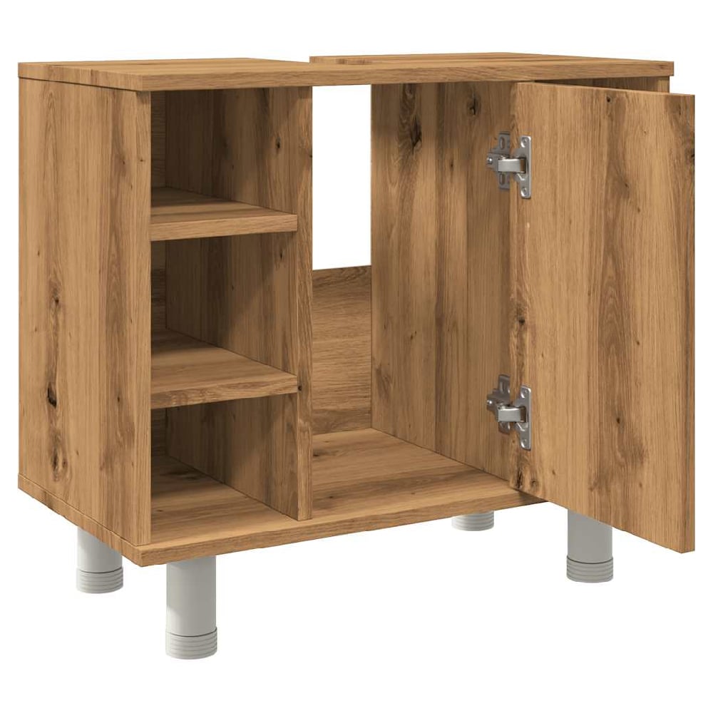 Putnam Wooden Vanity Unit With 1 Door In Oak