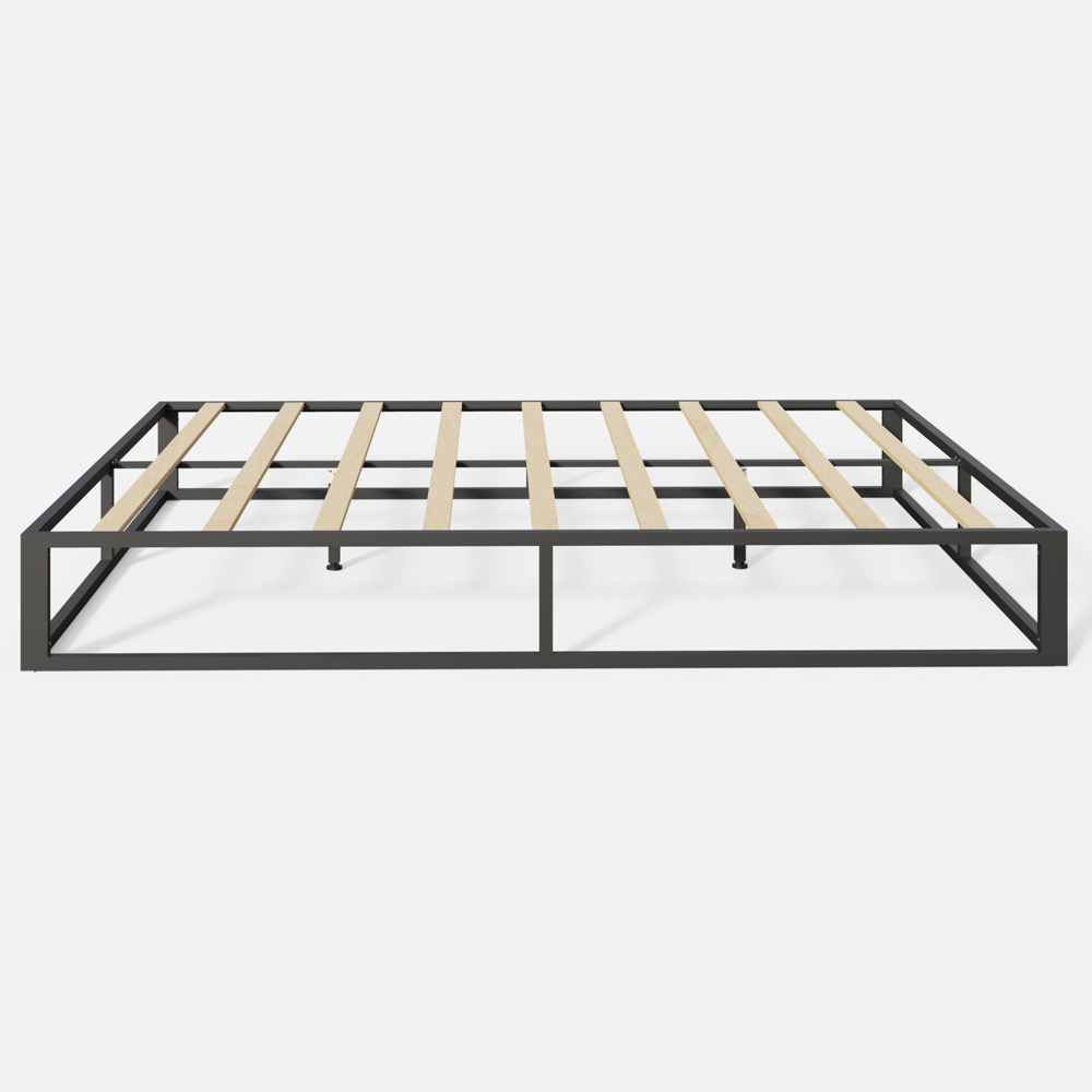 Putney Metal Double Bed In Black