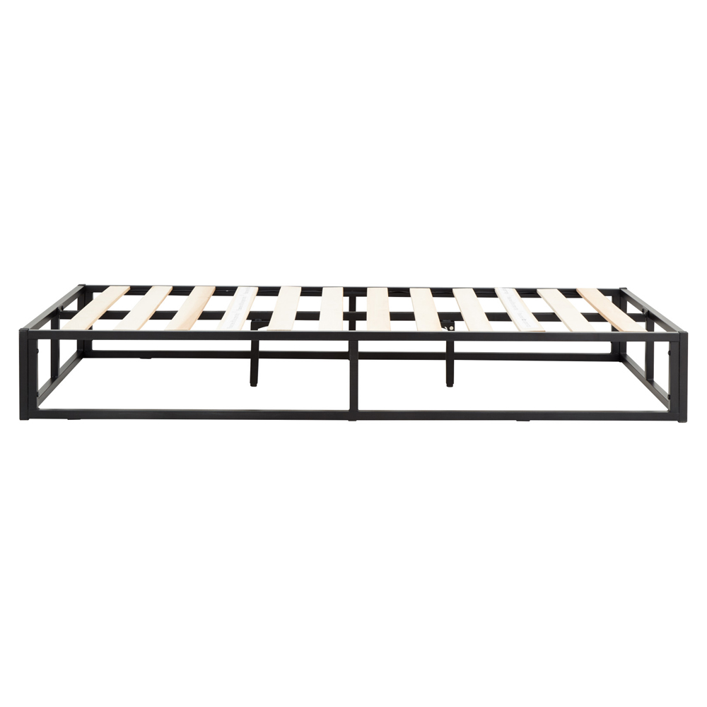 Putney Metal Single Bed In Black