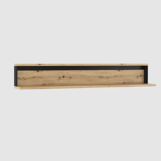 Read more about Qesso wooden wall shelf in artisan oak