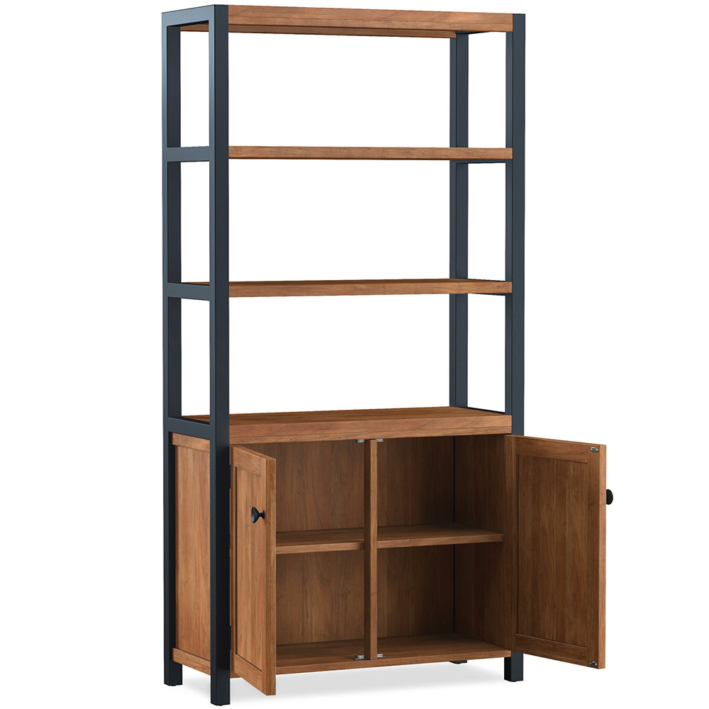 Qimera Acacia Wood Bookcase