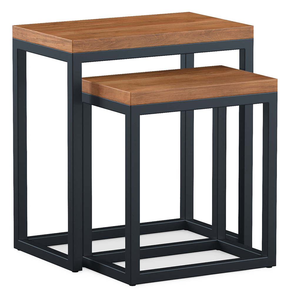 Qimera Acacia Wood Nest Of 2 Tables