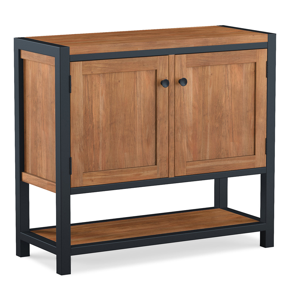 Qimera Acacia Wood Storage Cabinet with 2 Doors