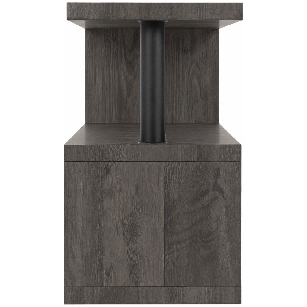 Qinson Wooden TV Stand in Black
