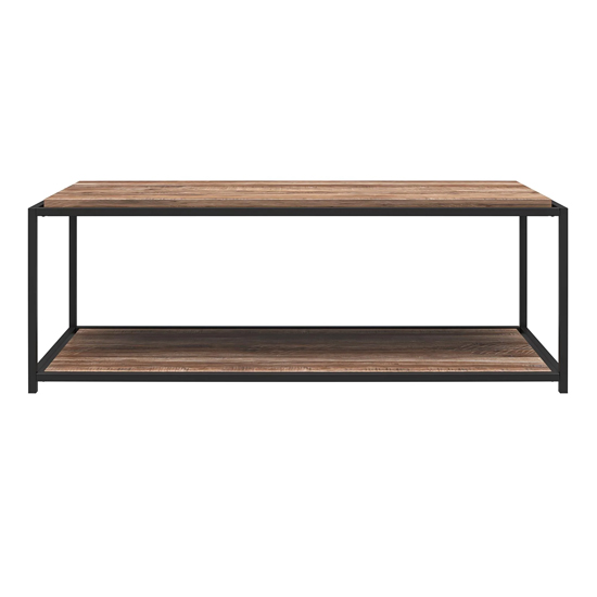 Quebec Wooden Coffee Table In Weathered Oak