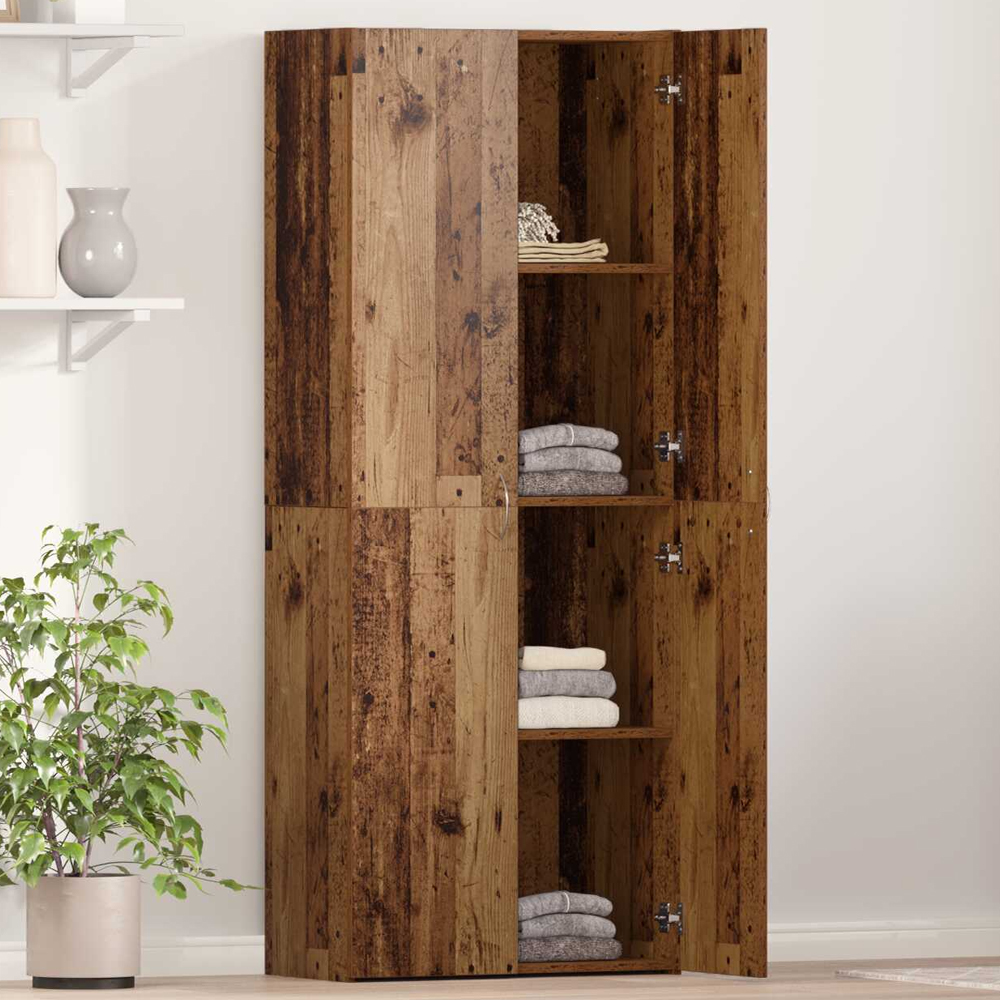 Quilcene 153cm Wooden Office Cabinet In Oak