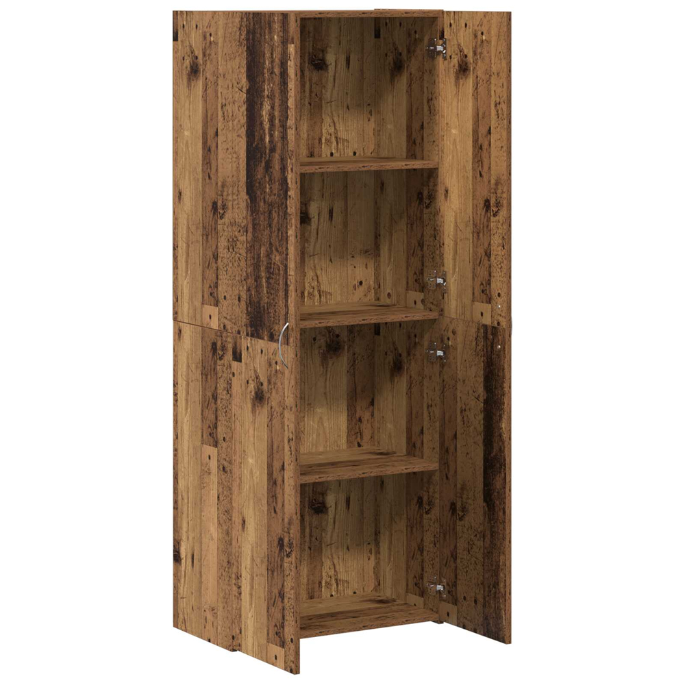 Quilcene 153cm Wooden Office Cabinet In Oak