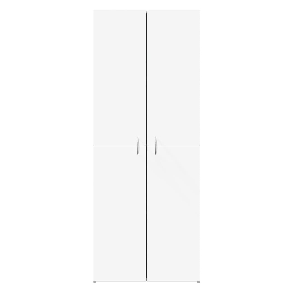 Quilcene 153cm Wooden Office Cabinet In White