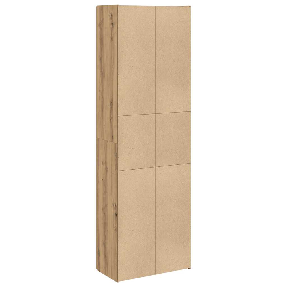 Quilcene 190cm Wooden Office Cabinet In Artisan Oak