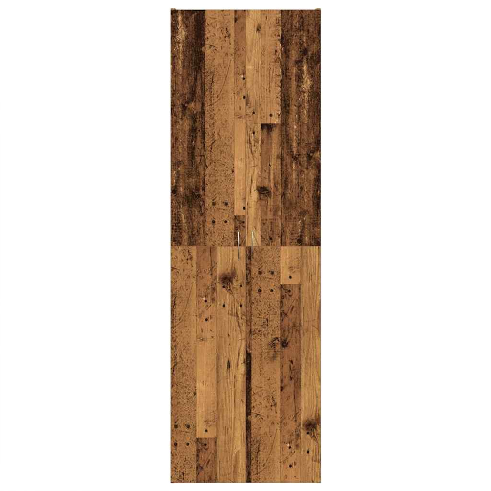 Quilcene 190cm Wooden Office Cabinet In Oak