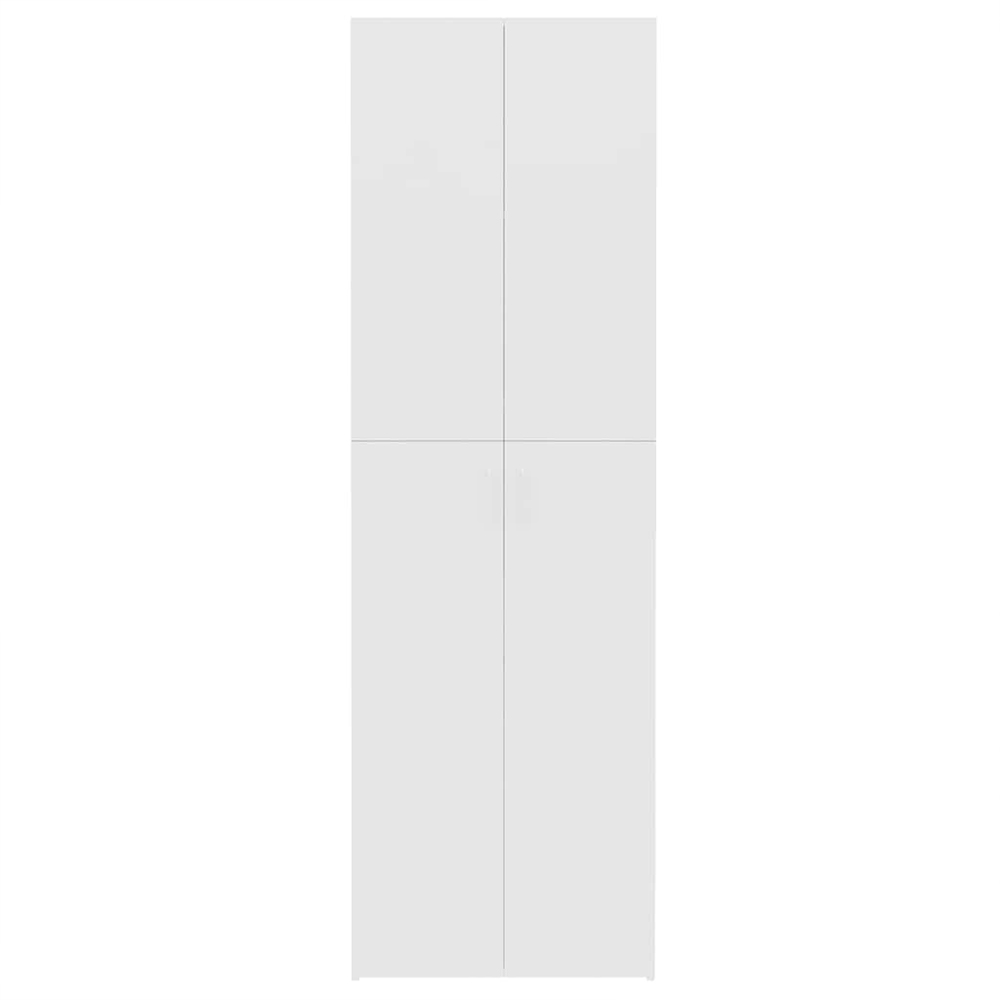 Quilcene 190cm Wooden Office Cabinet In White