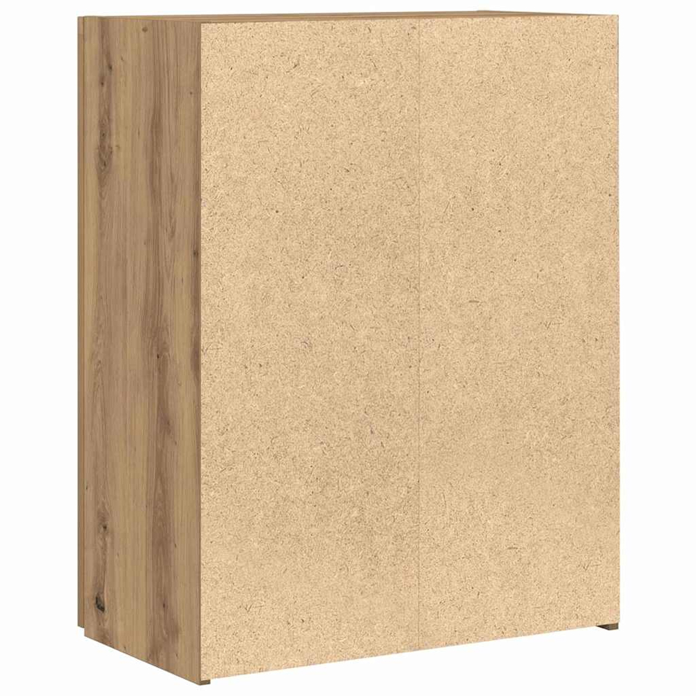 Quilcene 77cm Wooden Office Cabinet In Artisan Oak