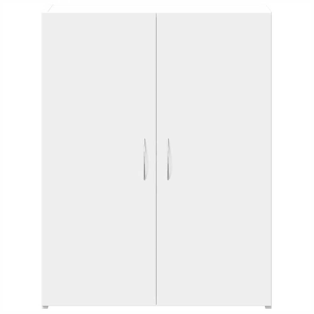 Quilcene 77cm Wooden Office Cabinet In White
