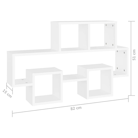 Quillon Car-Shaped Wooden Wall Shelf In White