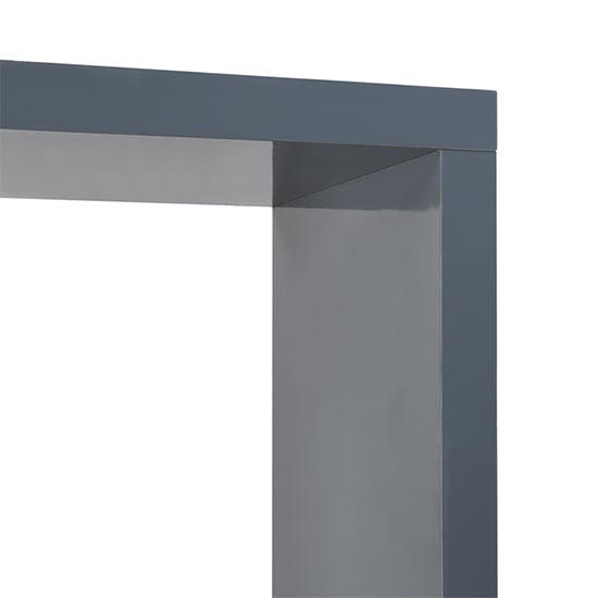 Quinto High Gloss Shelving Unit In Grey_10