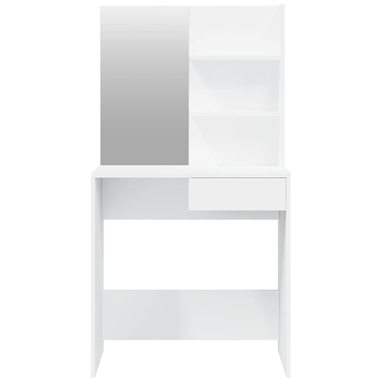 Quito Wooden Dressing Table Set In White