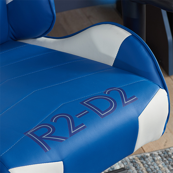 R2D2 Hero Faux Leather Childrens Computer Gaming Chair In Blue_4