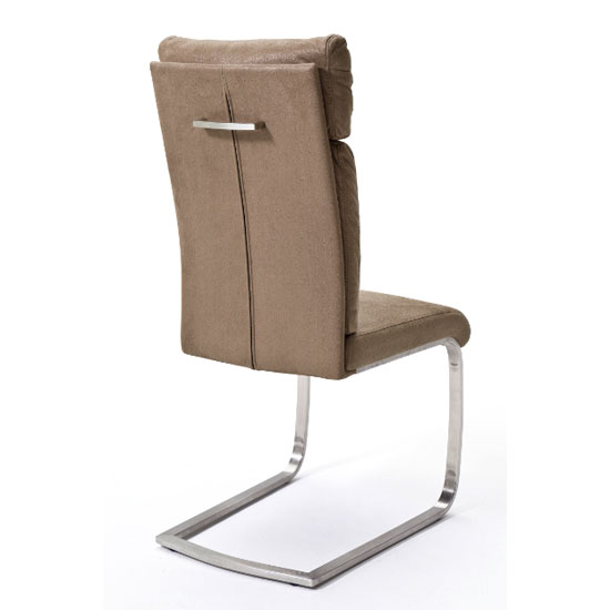 Rabea Fabric Dining Chair In Sand_2