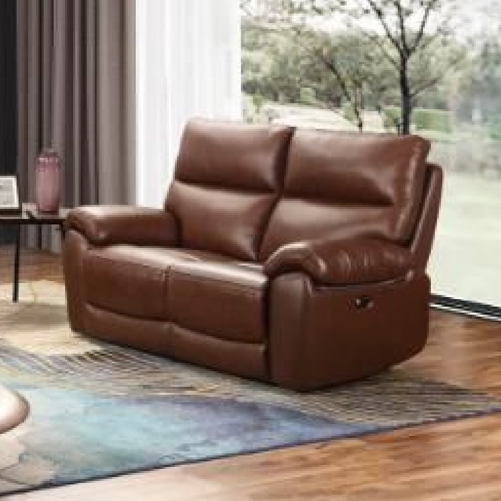 Read more about Radford leather 2 seater sofa in saddle