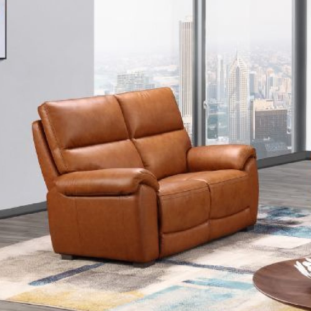 Read more about Radford leather 2 seater sofa in tan