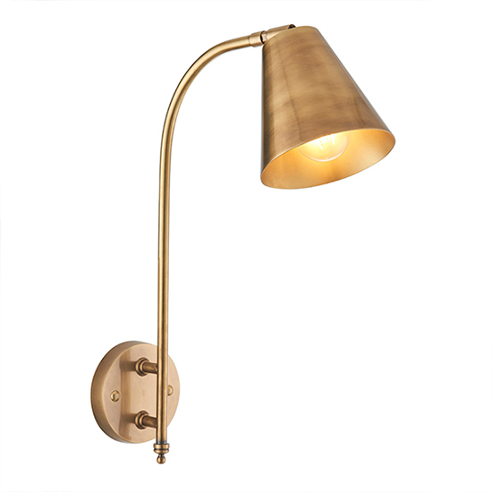 Radha Wall Light In Antique Brass