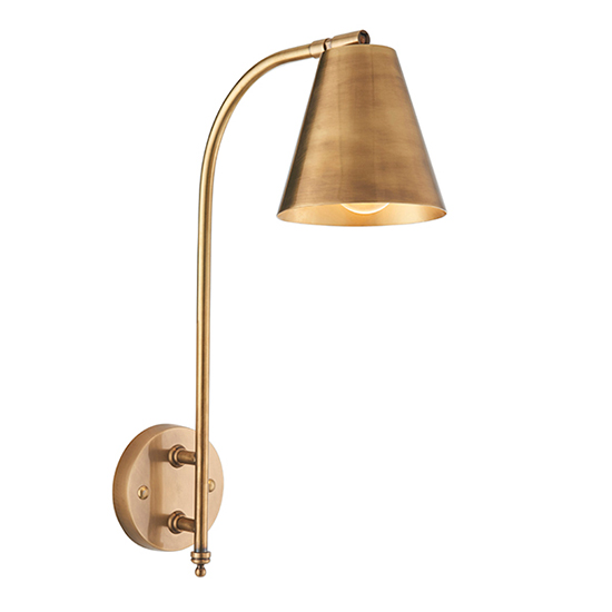 Radha Wall Light In Antique Brass