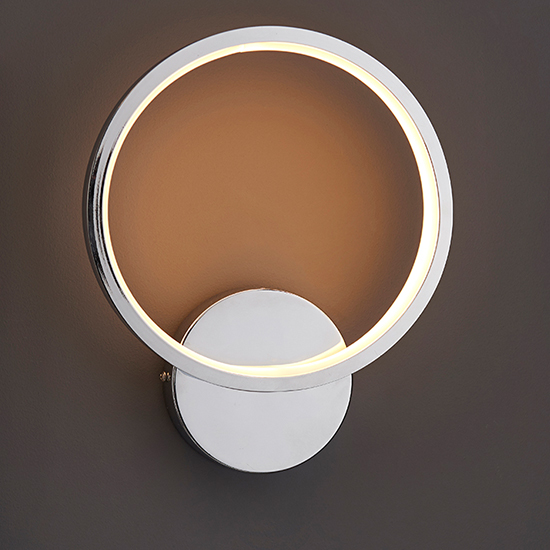 Read more about Radius led 1 light wall light in chrome