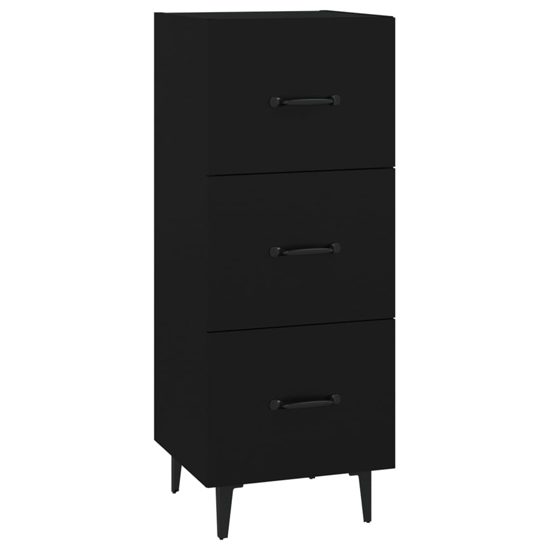 Radko Wooden Chest Of 3 Drawers In Black