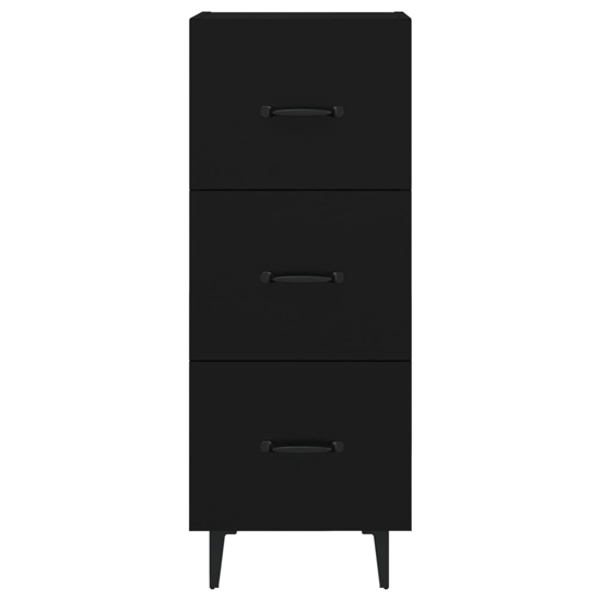 Radko Wooden Chest Of 3 Drawers In Black