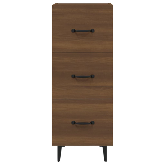 Radko Wooden Chest Of 3 Drawers In Brown Oak