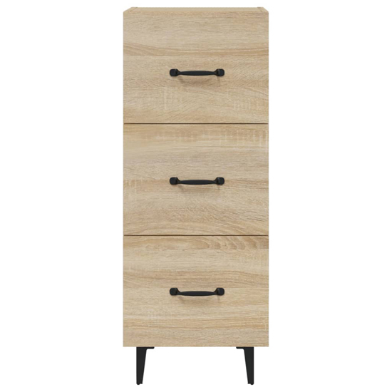 Radko Wooden Chest Of 3 Drawers In Sonoma Oak