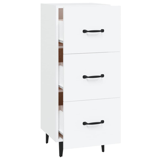 Radko Wooden Chest Of 3 Drawers In White