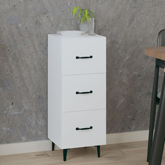 Read more about Radko wooden chest of 3 drawers in white