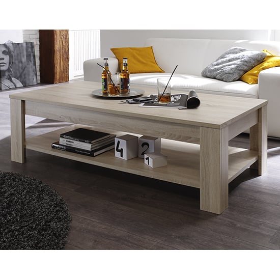 Read more about Radom wooden coffee table in sonoma oak