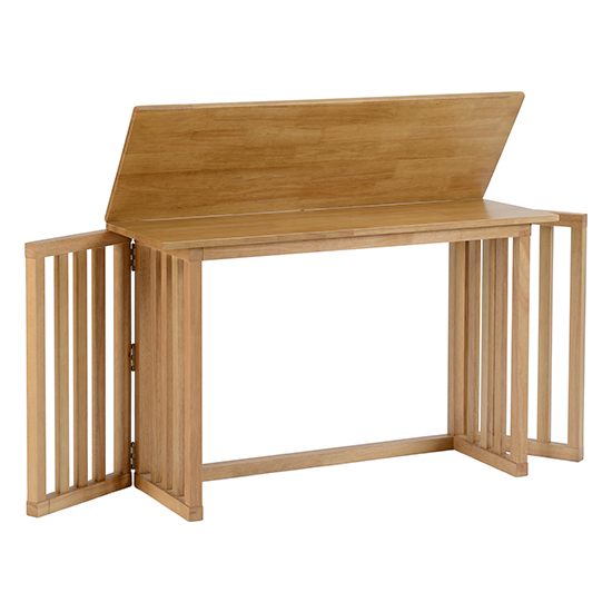 Radstock Foldaway Wooden Dining Table In Oak_4