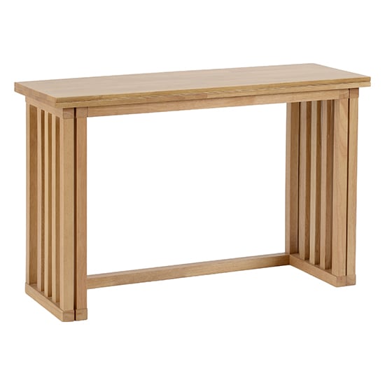 Product photograph of Radstock Foldaway Wooden Dining Table In Oak from Furniture in Fashion