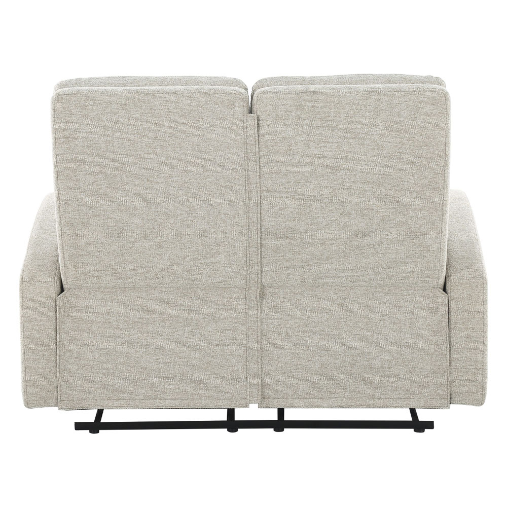 Raevor Fabric 2 Seater Sofa in Natural Brown