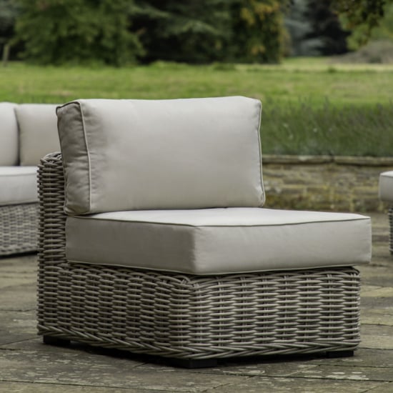 Product photograph of Ragas Garden 1 Seater Wicker Module In Natural from Furniture in Fashion