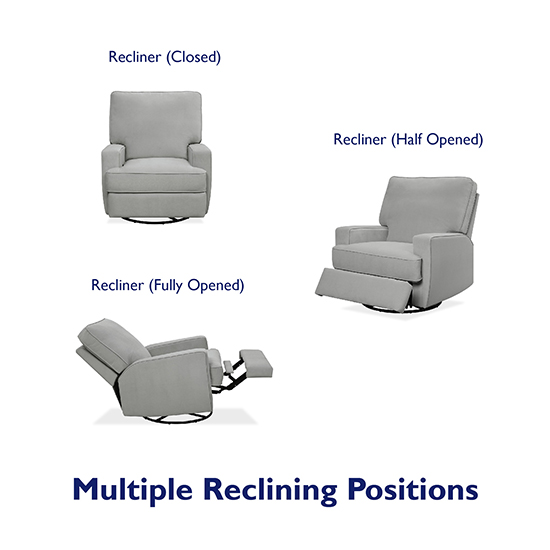Raimi Fabric Swivel And Gliding Recliner Chair In Grey_5