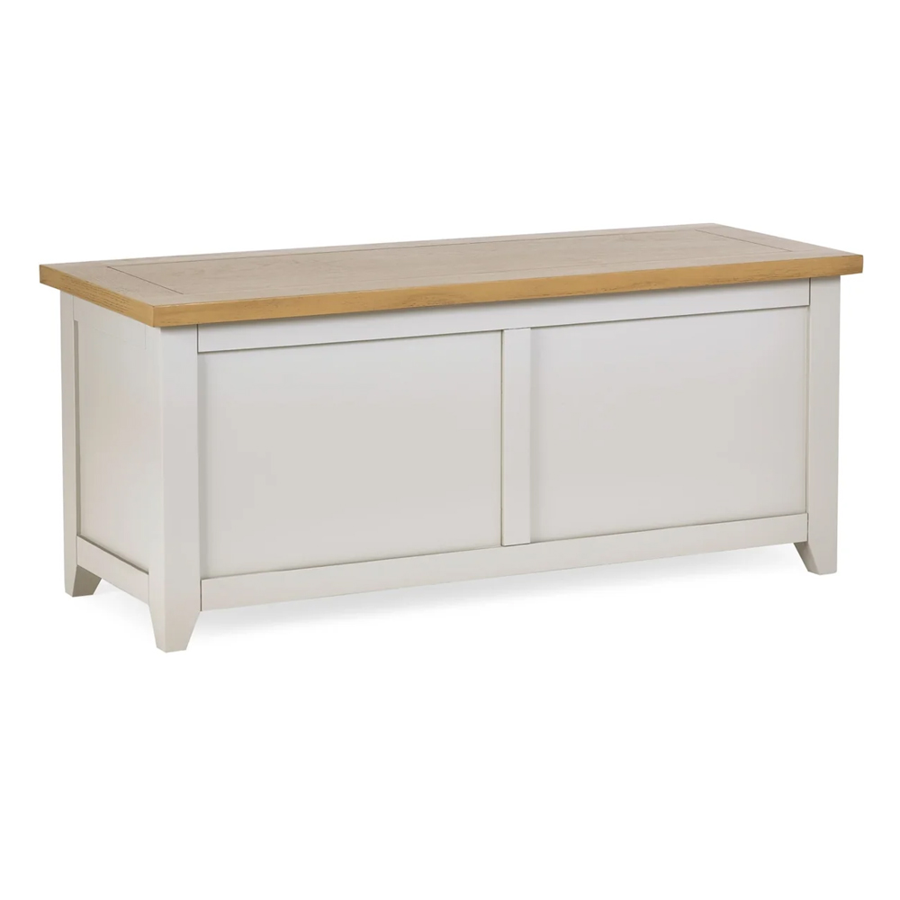 Raisie Wooden Storage Box - Cream Oak