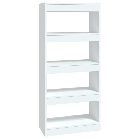 Raivos Wooden Bookshelf And Room Divider In White_3